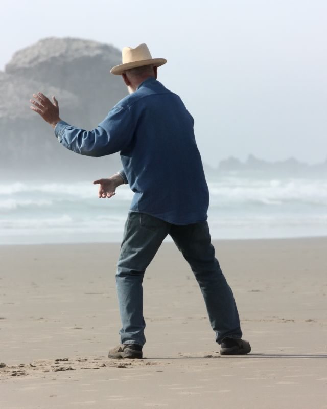 tai chi beach/ alert1